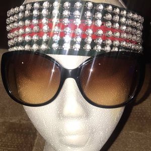 Designer Inspired Headband w/Crystals